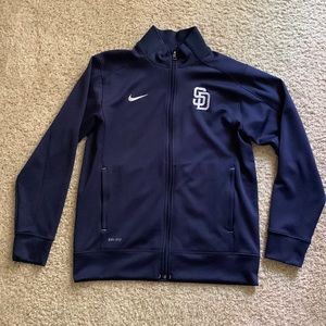 Nike San Diego Padres Zip-Up Track Jacket - Men’s Dri-Fit - Size Medium